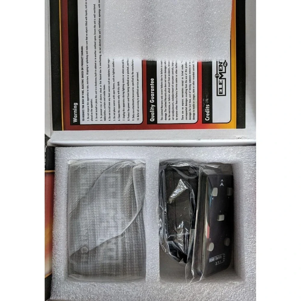 Element ELE3X1SWIR ELE 3X1 SWIR HDMI‎ Switcher With IR Capability NEW NIB